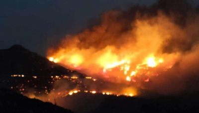 Πύρινος εφιάλτης στην Ιεράπετρα: Μάχη με τις νέες αναζωπυρώσεις από τις πυροσβεστικές δυνάμεις (Φωτο)