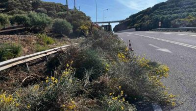 Καθαρισμοί πρανών από τη Δευτέρα στο τμήμα Πέραμα - Πάνορμο
