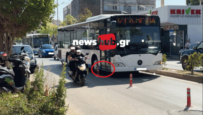 Επικίνδυνοι ελιγμοί και... απρόοπτα στη λ. 62 Μαρτύρων - Τα κολωνάκια έφεραν κατακόρυφη πτώση του τζίρου στις επιχειρήσεις (Βίντεο + Φωτο)