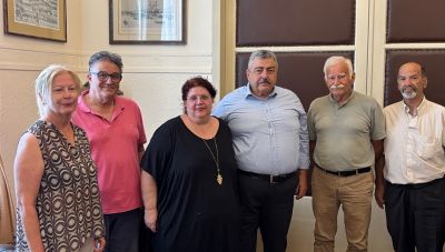 Εθιμοτυπική επίσκεψη από το Διοικητικό Συμβούλιο του Παμμικρασιατικού Συνδέσμου Χανίων.