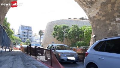 Ηράκλειο: Ξεκινούν από αύριο οι εργασίες στη Χανιόπορτα για να απομακρυνθούν οι μεταλλοκατασκευές