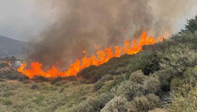 Πολύ υψηλός είναι ο κίνδυνος πυρκαγιάς την Κυριακή σε Λασίθι, Ηράκλειο και Ρέθυμνο