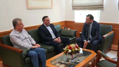 Συνάντηση του Περιφερειάρχη Κρήτης με τον Υποδιοικητή της Εθνικής Αρχής Κυβερνοασφάλειας