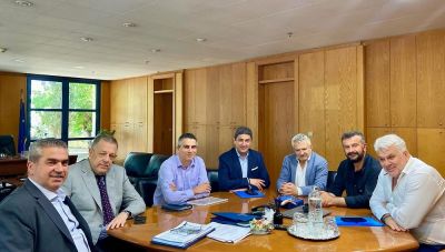 Στο επίκεντρο και τα μεγάλα αναπτυξιακά έργα του Δήμου Φαιστού, στη σύσκεψη σε Υπουργείο Υποδομών και Υπουργείο Εσωτερικών