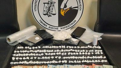 Ηράκλειο: Συνελήφθη για κοκαΐνη στο αυτοκίνητό του και παράνομο χρηματικό ποσό 4.000 ευρώ