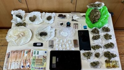 Ρέθυμνο: Σύλληψη 27χρονου με όλα τα είδη ναρκωτικών ουσιών, από κοκαΐνη μέχρι όπιο και κεταμίνη
