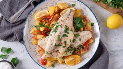 Εύκολη συνταγή για λαβράκι φούρνου