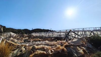 Κρήτη: Οι θυελλώδεις άνεμοι “ξήλωσαν” θερμοκήπια και κατέστρεψαν καλλιέργειες