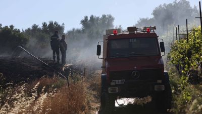 Μεσαρά: Η φωτιά στο Λέντα αντιμετωπίστηκε άμεσα παρά τους ανέμους