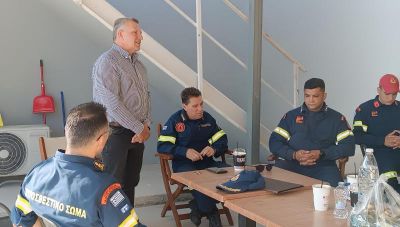 Ο Αντιπεριφερειάρχης Πολιτικής Προστασίας στη νεοσύστατη ΕΜΟΔΕ