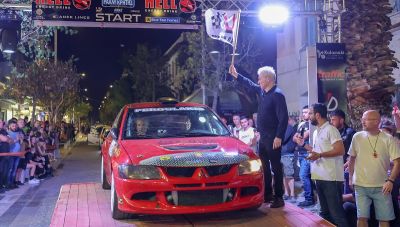 Ο Δήμαρχος Ηρακλείου έδωσε την εκκίνηση του 46ου Rally Κρήτης (Φωτο)