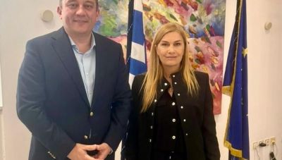 Χανιά: Συνάντηση της Υφυπουργού Μετανάστευσης Σ. Βολουδάκη με τον Υφυπουργό Παιδείας  – Στο επίκεντρο η δημιουργία ΣΑΕΚ στην Κίσσαμο