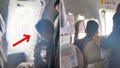 Χάος σε πτήση: Άνοιξε την πόρτα του αεροπλάνου για «να πάρει λίγο καθαρό αέρα»