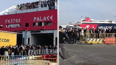 ΟΦΗ: Οι τελευταίοι Κρητικοί αναχωρησαν για τον μεγάλο τελικό (Βίντεο + Φωτο)