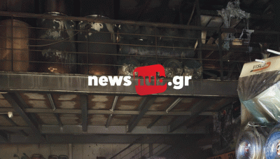 Αρκαλοχώρι: Το φως της ημέρας αποκάλυψε το μέγεθος της καταστροφής από τη φωτιά που ξέσπασε στην επιχείρηση (Φωτο)