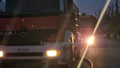 Λαμία: Λαμπάδιασε παράγκα σε καταυλισμό