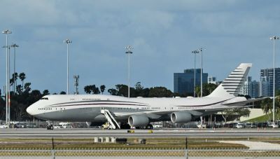 Οι ΗΠΑ αποδέχθηκαν ένα Boeing 747 εκ μέρους του Κατάρ