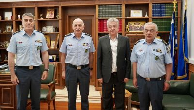 Συνάντηση του Περιφερειάρχη Κρήτης με τον Γενικό Επιθεωρητή  Αστυνομίας Νοτίου Ελλάδας