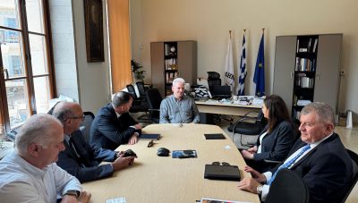 Συνάντηση του Δημάρχου Ηρακλείου  με την Διευθύνουσα Σύμβουλο της Attica Bank