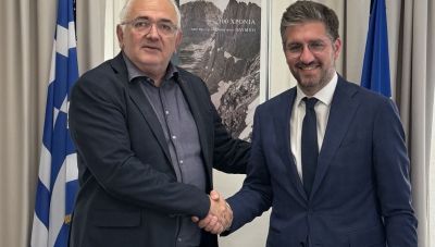 Ο δήμαρχος Μαλεβιζίου συναντήθηκε με τον Γενικό Γραμματέα του Υπουργείου Εσωτερικών