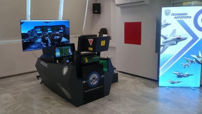Στο Ηράκλειο οι προσομοιωτές F16 και F35 για να έχουν όλοι την εμπειρία της...πτήσης (Φωτο)