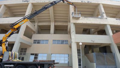 Ηράκλειο: Αναβαθμίζεται το Παγκρήτιο Στάδιο στην υψηλότερη κατηγορία της UEFA - Σε εξέλιξη οι εργασίες αναβάθμισης (Φωτο)