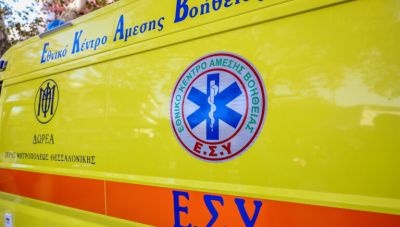 Τροχαίο ατύχημα με δύο τραυματίες στους Αγίους Αναργύρους