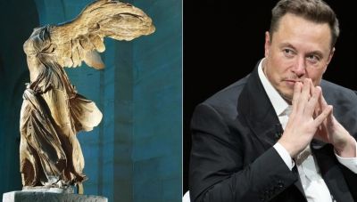 Ο Έλον Μασκ αποθέωσε με μια λέξη τη «Νίκη της Σαμοθράκης»: «Ομορφιά»