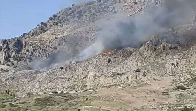 Πυρκαγιές ξέσπασαν στα ορεινά Λασιθίου και Ρεθύμνου