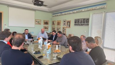 Συνάντηση εργασίας του Συνδέσμου Επιχειρήσεων στη ΒΙΠΕ με το Φραγκίσκο Παρασύρη