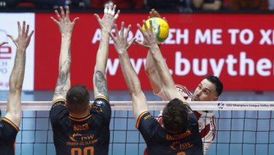 CEV Champions League: Ο Ολυμπιακός λύγισε 3-0 από την ανωτερότητα της Γιαστρέμπσκι