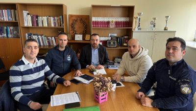 Συνάντηση του Φραγκίσκου Παρασύρη με τους Αστυνομικούς του Ηρακλείου