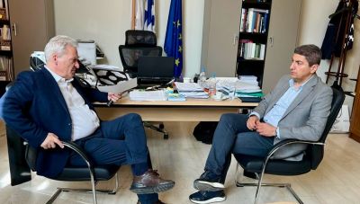 Συνάντηση εργασίας Καλοκαιρινού - Αυγενάκη για θέματα ζωτικής σημασίας του Δήμου  Ηρακλείου (βίντεο)