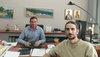 Συνάντηση με το νέο Καλλιτεχνικό Διευθυντή του ΔΗΠΕΘΕ Κρήτης είχε ο Δήμαρχος Αγίου Νικολάου
