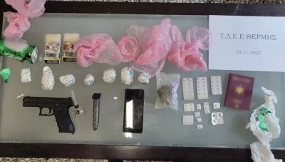 Θεσσαλονίκη: Συνελήφθη 36χρονος για ναρκωτικά και όπλα σε καζίνο