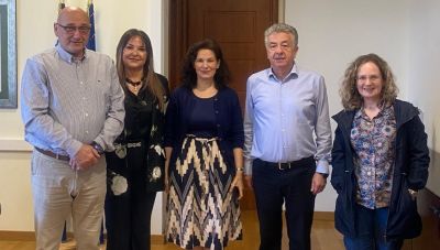 Επίσκεψη του Περιφερειάρχη Κρήτης Σταύρου Αρναουτάκη στο Πανεπιστήμιο Κρήτης