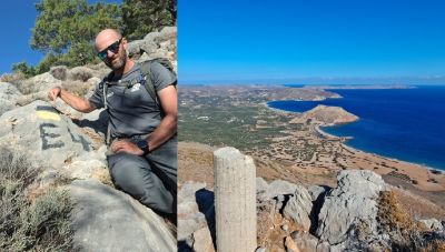 Αντώνης Λεμονάκης: Ο δημοτικός αστυνομικός που άφησε τους δρόμους της πόλης και περπάτησε 450 χιλ. στο Ε4 της Κρήτης (Φωτο & Βίντεο)