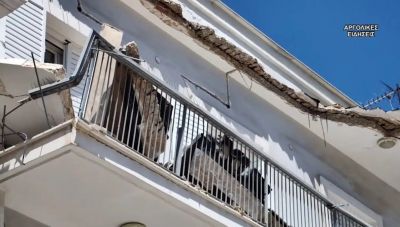 Άργος: Κατέρρευσε τμήμα μπαλκονιού και πλάκωσε 50χρονη