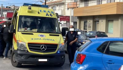 Ηράκλειο: Τροχαίο ατύχημα, μέρα μεσημέρι με τραυματισμό, στη Λεωφόρο Ικάρου