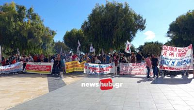 Στους δρόμους της Κρήτης οι εργαζόμενοι για το 13ωρο και την επαναφορά δώρων - επιδομάτων (φωτο+βίντεο)
