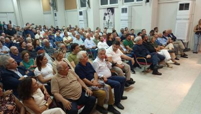Ηράκλειο: Παρουσιάστηκε το πρόγραμμα του ΠΑΣΟΚ μέσα σε μια κατάμεστη αίθουσα (Φωτο)