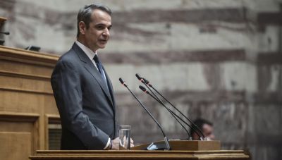 Μητσοτάκης στη Βουλή: Η Ελλάδα υπερασπίζεται σθεναρά τα εθνικά της συμφέροντα (Δείτε live)