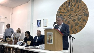 Τιμήθηκε ο Περιφερειάρχης Σταύρος Αρναουτάκης για την ανάδειξη του Σοκαρά ως Μαρτυρικό Χωριό