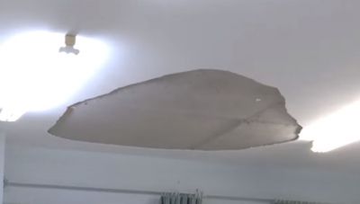 Hράκλειο: Επεσαν σοβάδες σε γραφείο μέσα στη Λότζια