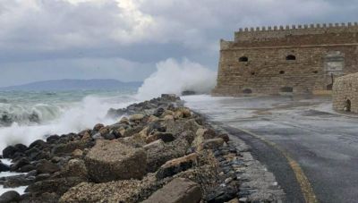 Ηράκλειο: Για ισχυρούς ανέμους προειδοποιεί το Λιμεναρχείο