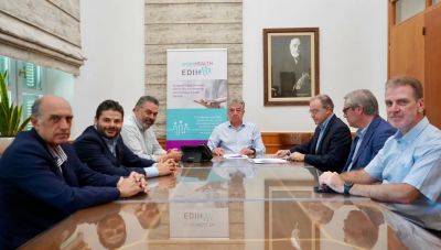 Υπογραφή Συμφώνου Συνεργασίας μεταξύ της Περιφέρειας Κρήτης και του Ινστιτούτου Πληροφορικής του ΙΤΕ