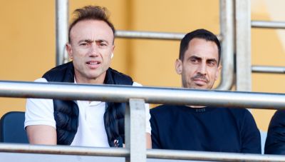 Στο «Παγκρήτιο» ο Κόντης με τους συνεργάτες του για την αναμέτρηση ΟΦΗ-Ηρακλής