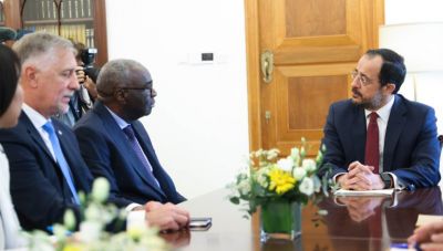 Κύπρος: Πρώτη συνάντηση Νίκου Χριστοδουλίδη – Χασίμ Ντιάν