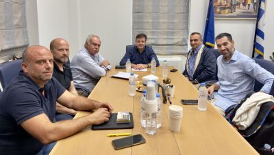 Ηράκλειο: Συνάντηση του νέου Προεδρείου του Συνδέσμου Πωλητών Πετρελαιοειδών με το Νίκο Συριγωνάκη