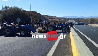 Μπλόκο των κτηνοτρόφων στον ΒΟΑΚ: Ανοιγοκλείνουν το δρόμο - Αυξημένη κίνηση στην παλιά εθνική οδό
